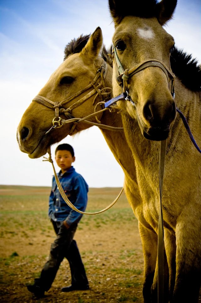 Les nomades mongols — photographie de Pedro Ribeiro